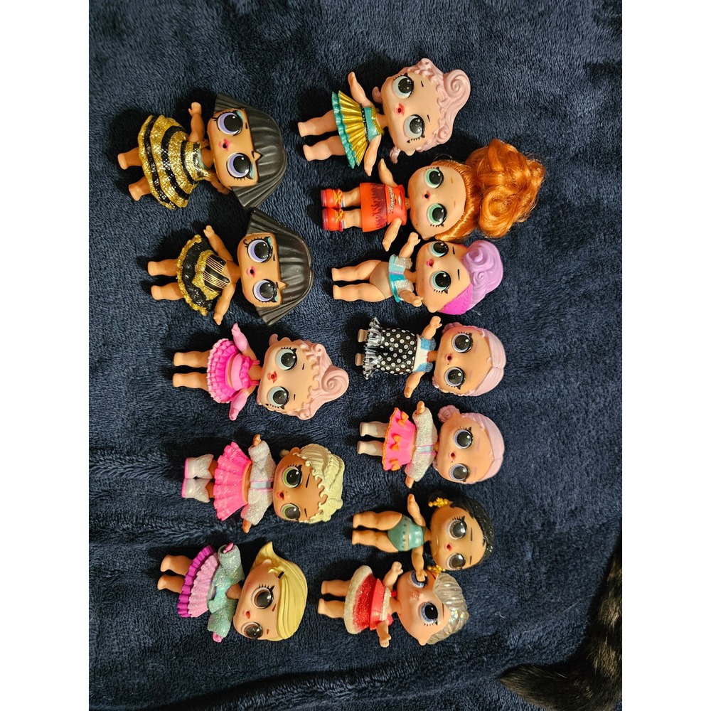 LOL Surprise Doll Lot of 10 with Huge Accessory Collection Bottles Shoes Bags
